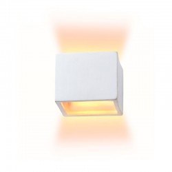 Delta - White Plaster Up & Down Wall Lamp Delta - White Plaster Up & Down Wall Lamp