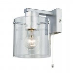 Vintage - Aluminium Wall Lamp with Clear Glass Vintage - Aluminium Wall Lamp with Clear Glass