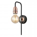 Venus - Black & Copper Wall Lamp Venus - Black & Copper Wall Lamp