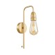 Cork Lighting-WB1966/1SB - Venus - Satin Brass Wall Lamp