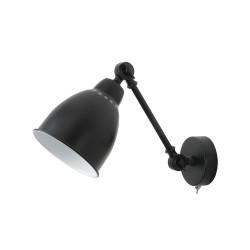 Angle - Matt Black Wall Lamp