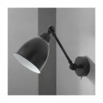 Angle - Matt Black Wall Lamp
