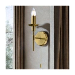 Aradena - Matt Brass Wall Lamp