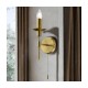 Cork Lighting-WB2415/1MB - Aradena - Matt Brass Wall Lamp