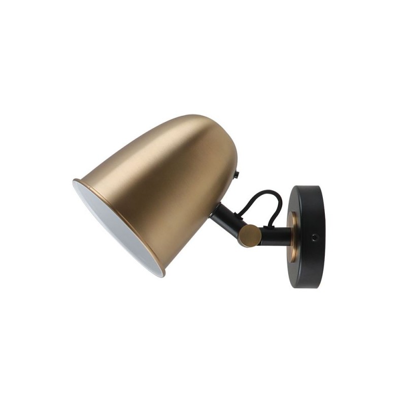 Cork Lighting-WB2644/BR - Anglepoise - Satin Brass & Black Wall Lamp