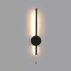 Cork Lighting-WB2940/45BL - Corona - Black LED Wall Lamp IP44