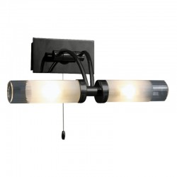 Acqua Globe - Black 2 Light Wall Lamp with Double Glasses Acqua Globe - Black 2 Light Wall Lamp with Double Glasses