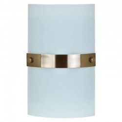 Argos - Satin White Glass Wall Lamp  Argos - Satin White Glass Wall Lamp