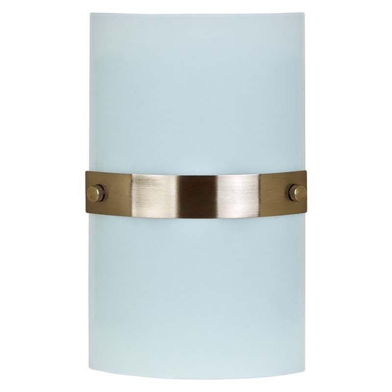 Cork Lighting-WB4832/2AB - Argos - Satin White Glass Wall Lamp