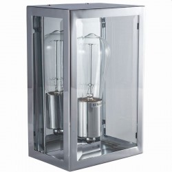 Ardfield - Chrome Lantern Wall Lamp