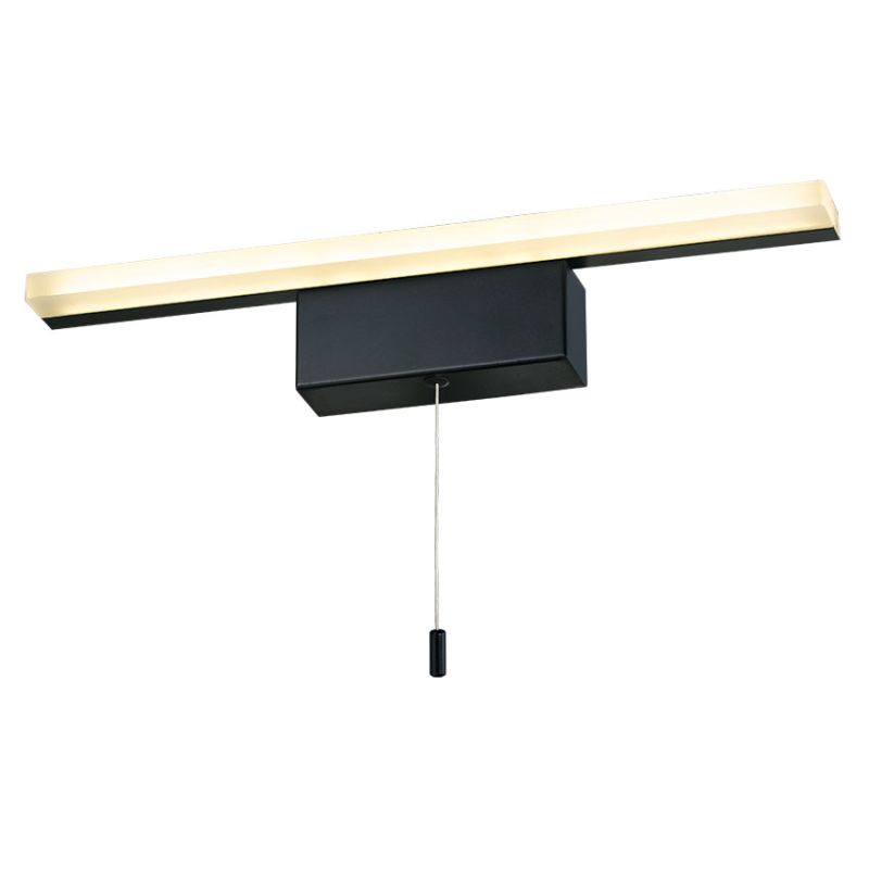 Cork Lighting-WB8211/BLK - Axel - Black LED Wall Lamp with White Diffuser