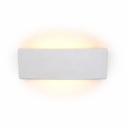 Delta - White Plaster Up & Down Wall Lamp