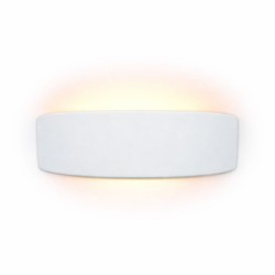 Delta - White Plaster Up & Down Wall Lamp