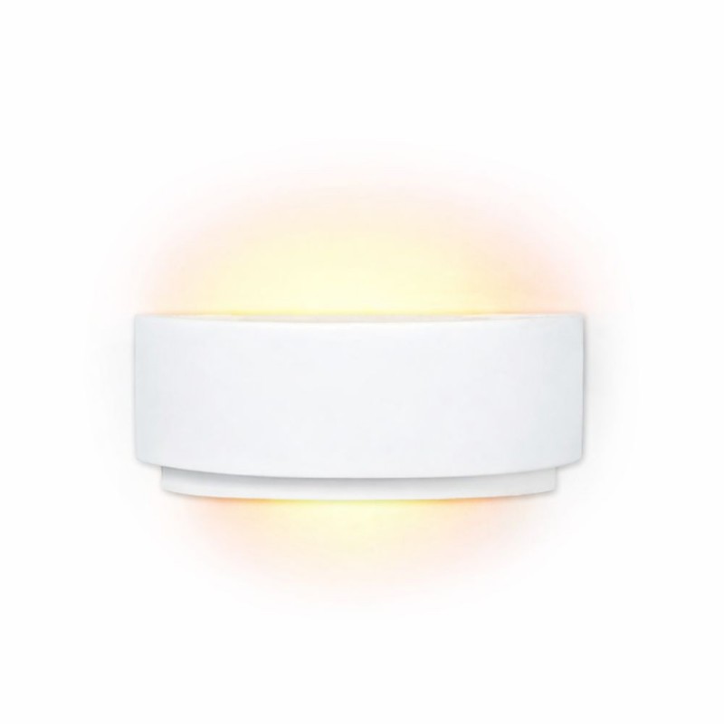 Cork Lighting-UPM250 - Delta - White Plaster Up & Down Wall Lamp