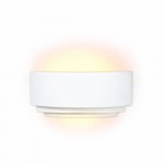 Delta - White Plaster Up & Down Wall Lamp