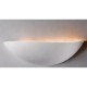 Cork Lighting-UPM90 - Delta - White Plaster Wall Lamp