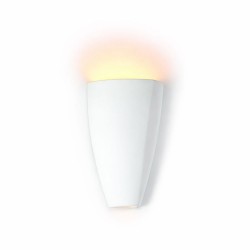 Delta - White Plaster Up & Down Wall Lamp
