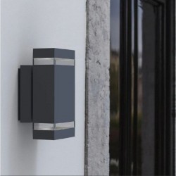 Sheffield - Outdoor Dark Grey 2 Light Wall Lamp (bulbs excluded) Sheffield - Outdoor Dark Grey 2 Light Wall Lamp (bulbs excluded)