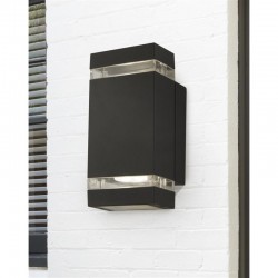Sheffield - Outdoor Silk Black 2 Light Wall Lamp (bulbs excluded) Sheffield - Outdoor Silk Black 2 Light Wall Lamp (bulbs excluded)