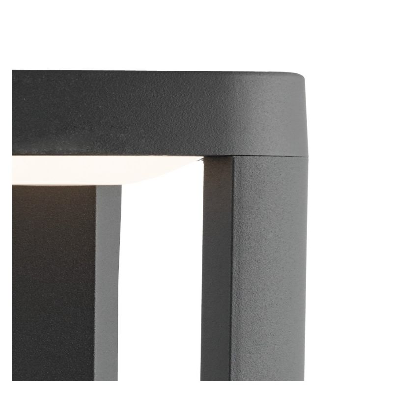 Outdoor - Michigan - Outdoor LED Dark Grey Small Bollard Searchlight-1005-500GY - Michigan - Outdoor LED Dark Grey Small Bollard