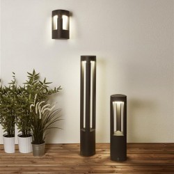 Michigan - Outdoor LED Dark Grey Small Bollard