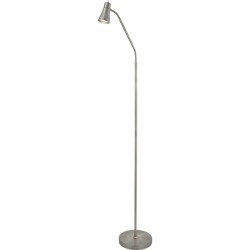 Jolly - Satin Silver Floor Lamp