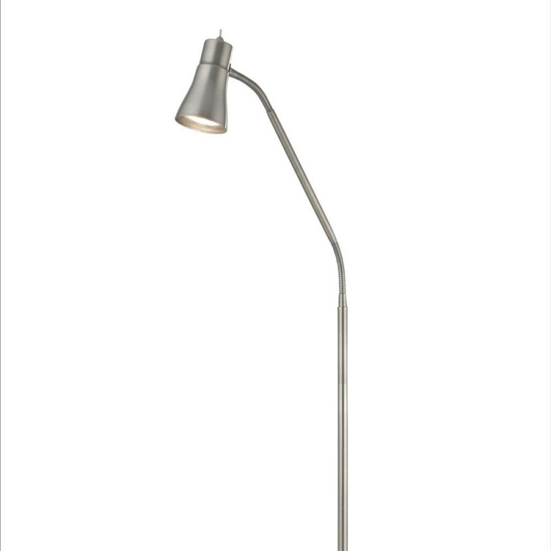 Searchlight-1007SS - Jolly - Satin Silver Floor Lamp