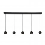 Eindhoven - Matt Black 5 Light over Island Fitting Eindhoven - Matt Black 5 Light over Island Fitting