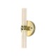 Searchlight-10372SB - Aberdeen - Satin Brass LED Wall Lamp with Decorative Diffuser