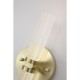 Searchlight-10372SB - Aberdeen - Satin Brass LED Wall Lamp with Decorative Diffuser