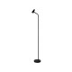 Searchlight-10450BK - Rechargeable - Black Rechargeable CCT Floor Lamp