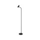 Searchlight-10450BK - Rechargeable - Black Rechargeable CCT Floor Lamp