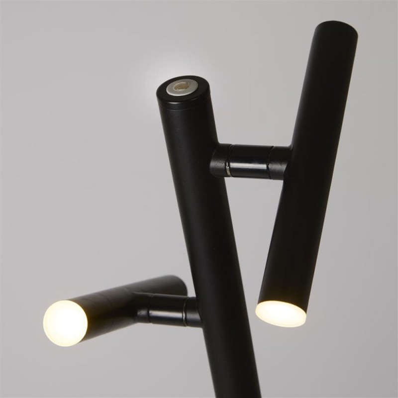 Searchlight-10460BK - Rechargeable - Black Rechargeable LED Floor Lamp