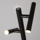 Searchlight-10460BK - Rechargeable - Black Rechargeable LED Floor Lamp