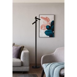 Rechargeable - Black Rechargeable LED Floor Lamp