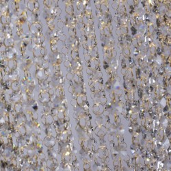Swoop - Satin Brass 5 Light Chandelier with Crystal Swoop - Satin Brass 5 Light Chandelier with Crystal