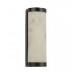 Nile - Black LED Wall Lamp with Marbleised Resin IP44 Nile - Black LED Wall Lamp with Marbleised Resin IP44