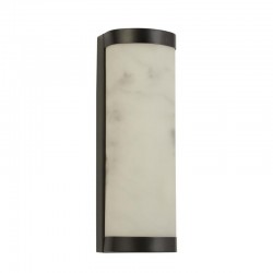 Nile - Black LED Wall Lamp with Marbleised Resin IP44 Nile - Black LED Wall Lamp with Marbleised Resin IP44