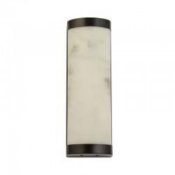 Nile - Black LED Wall Lamp with Marbleised Resin IP44 Nile - Black LED Wall Lamp with Marbleised Resin IP44