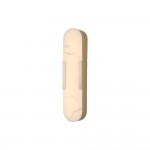 Opaline - Matt Gold LED Wall Lamp with Marble Resin Diffuser