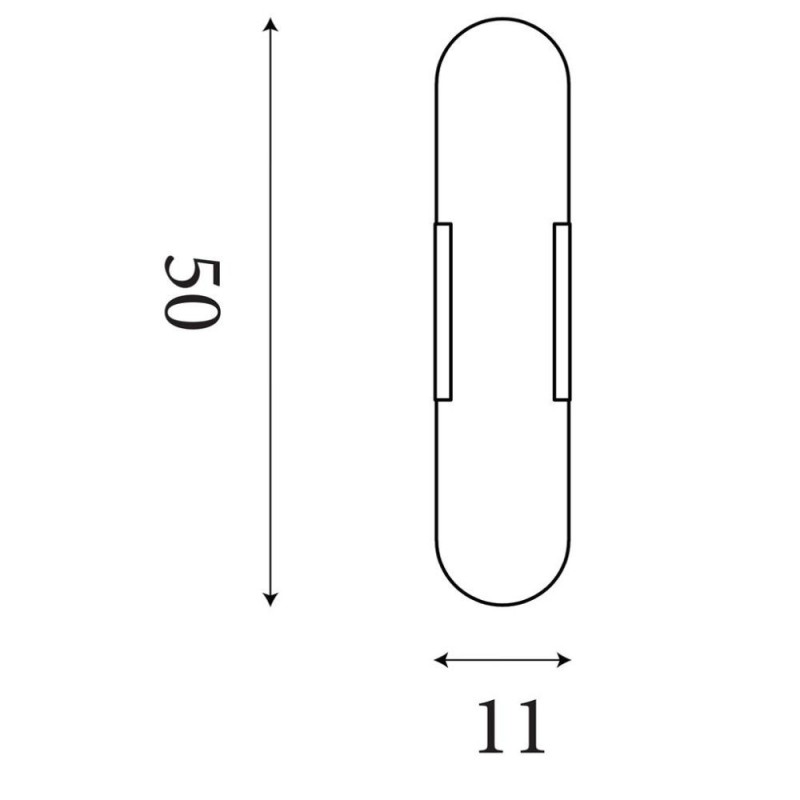 Searchlight-11139GO - Opaline - Matt Gold LED Wall Lamp with Marble Resin Diffuser