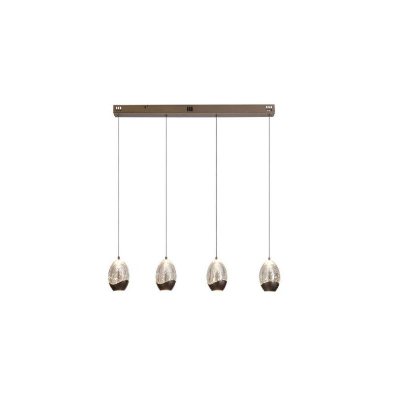 Searchlight-11140-4LT - Seeds - Latte 4 Light LED over Island Fitting with Champagne Glass