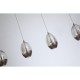 Searchlight-11140-4LT - Seeds - Latte 4 Light LED over Island Fitting with Champagne Glass