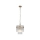 Searchlight-11200-1GO - Lara - Brushed Gold Pendant with Clear Glass Rods