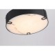 Searchlight-11288-35BK - Marmo - Black LED Flush with Marble Diffuser IP44