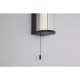 Searchlight-11341BK - Rue - Black Wall Lamp with Clear Glass Rods IP44