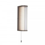 Rue - Warm Bronze Wall Lamp with Clear Glass Rods IP44