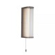 Searchlight-11341BZ - Rue - Warm Bronze Wall Lamp with Clear Glass Rods IP44