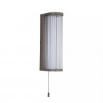 Rue - Warm Bronze Wall Lamp with Clear Glass Rods IP44