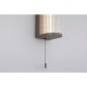 Searchlight-11341BZ - Rue - Warm Bronze Wall Lamp with Clear Glass Rods IP44